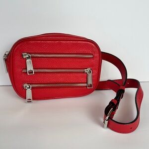 Rebecca Minkoff Red Leather Belt Bag